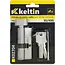 Keltin Knopcilinder 30/40G mm in geborsteld nikkel met duimknop voor binnen- en buitendeuren