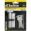 Keltin Knopcilinder 30G/35 mm in geborsteld nikkel met duimknop voor binnen- en buitendeuren