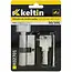 Keltin Knopcilinder 30/30G mm in geborsteld nikkel met duimknop voor binnen- en buitendeuren