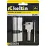 Keltin Slotcilinder 30/45 mm in geborsteld nikkel met 3 sleutels voor binnen- en buitendeuren