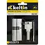 Keltin Slotcilinder 30/40 mm in geborsteld nikkel met 3 sleutels voor binnen- en buitendeuren