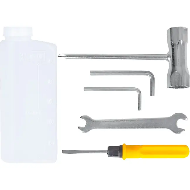 GEKO Grondboor op benzine 62 cm3 met 3 boren, 50 cm verlengstuk en 130 cm werkdiepte