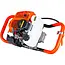 GEKO Grondboor op benzine 62 cm3 met 3 boren, 50 cm verlengstuk en 130 cm werkdiepte