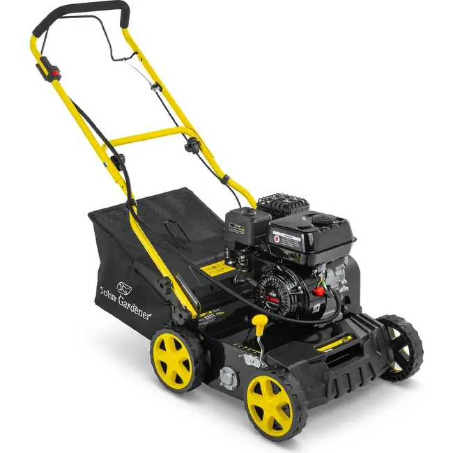 GEKO Verticuteermachine benzine 208 cm3 met 400 mm werkbreedte en 50 L opvangzak