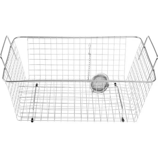 GEKO Ultrasoonreiniger 10 L met digitale bediening, RVS tank, mand, deksel en verwarming tot 80 °C