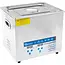 GEKO Ultrasoonreiniger 10 L met digitale bediening, RVS tank, mand, deksel en verwarming tot 80 °C