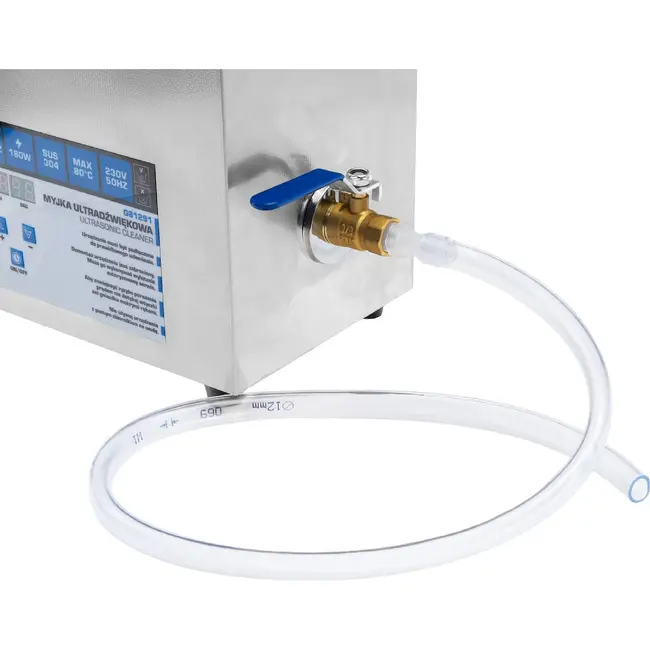 GEKO Ultrasoonreiniger 6 L met digitale bediening, RVS tank, mand en verwarming tot 80 °C