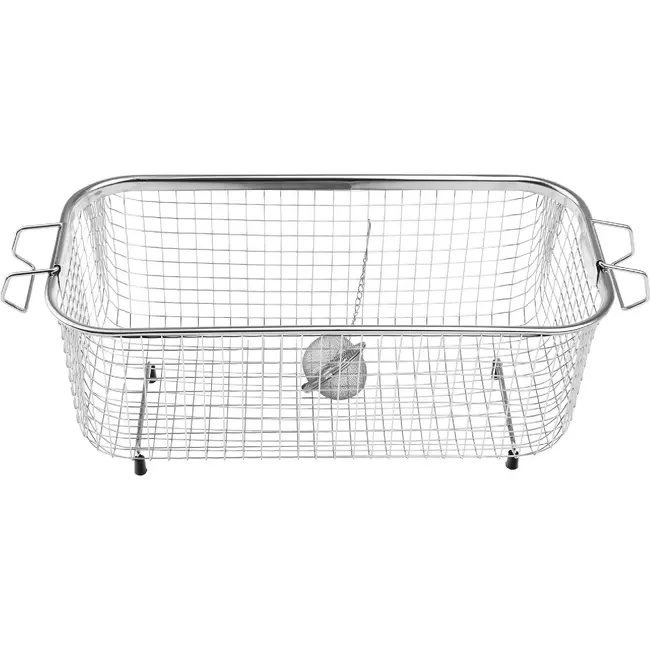 GEKO Ultrasoonreiniger 6 L met digitale bediening, RVS tank, mand en verwarming tot 80 °C