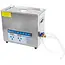 GEKO Ultrasoonreiniger 6 L met digitale bediening, RVS tank, mand en verwarming tot 80 °C