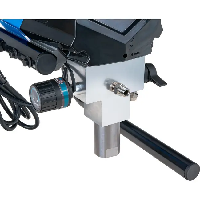 GEKO Elektrische airless verfspuit 1000 W met 210 bar druk, 13 m slang en 3 nozzles