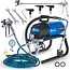 GEKO Elektrische airless verfspuit 1000 W met 210 bar druk, 13 m slang en 3 nozzles