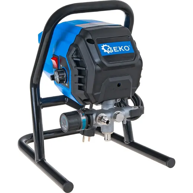 GEKO Elektrische airless verfspuit 700 W met 200 bar druk, 7,5 m slang en 517 nozzle