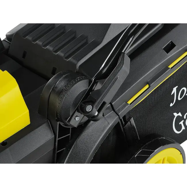 John Gardener Accu grasmaaier 38 cm met borstelloze motor, 2 accu’s, mulchfunctie en 45 L bak