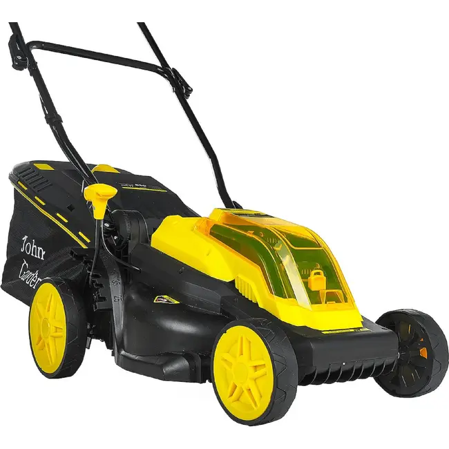 John Gardener Accu grasmaaier 38 cm met borstelloze motor, 2 accu’s, mulchfunctie en 45 L bak