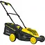 John Gardener Accu grasmaaier 38 cm met borstelloze motor, 2 accu’s, mulchfunctie en 45 L bak