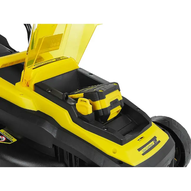 John Gardener Accu grasmaaier 32 cm met borstelloze motor, CoreX accu en 30 L opvangbak