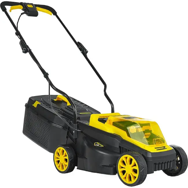 John Gardener Accu grasmaaier 32 cm met borstelloze motor, CoreX accu en 30 L opvangbak