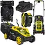 John Gardener Accu grasmaaier 32 cm met borstelloze motor, CoreX accu en 30 L opvangbak