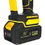 John Gardener Accu kettingzaag 21 V 8 inch met 2 x 4,0 Ah accu’s, lader en reserveketting