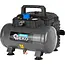 GEKO Compacte olievrije compressor 6 liter 8 bar met 1200 W motor en duidelijke manometer druk