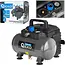 GEKO Compacte olievrije compressor 6 liter 8 bar met 1200 W motor en duidelijke manometer druk
