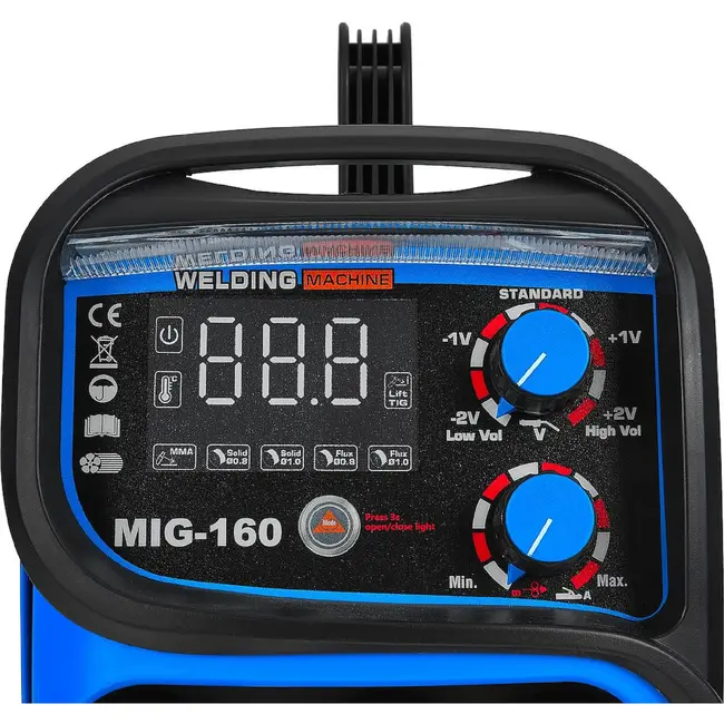 GEKO MIG MAG MMA lasapparaat 20-160 A met digitale regeling en starterset voor laswerk