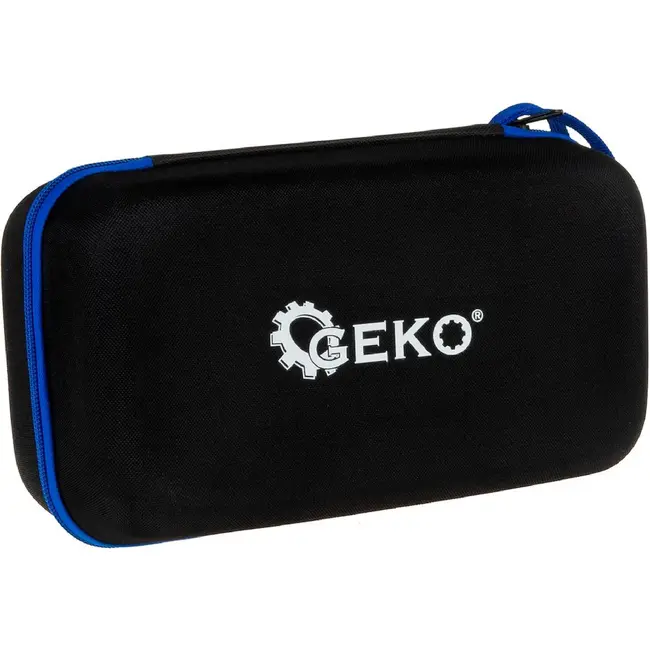 GEKO Jumpstarter 10000 mAh 12 V met 400 A startstroom, LED-lamp en QC3.0 powerbank