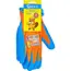 GEKO Beschermhandschoenen voor kinderen maat 5 oranje blauw met latex foam 12 paar voor klus en tuin