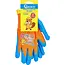 GEKO Beschermhandschoenen voor kinderen maat 2 oranje blauw met latex foam 12 paar