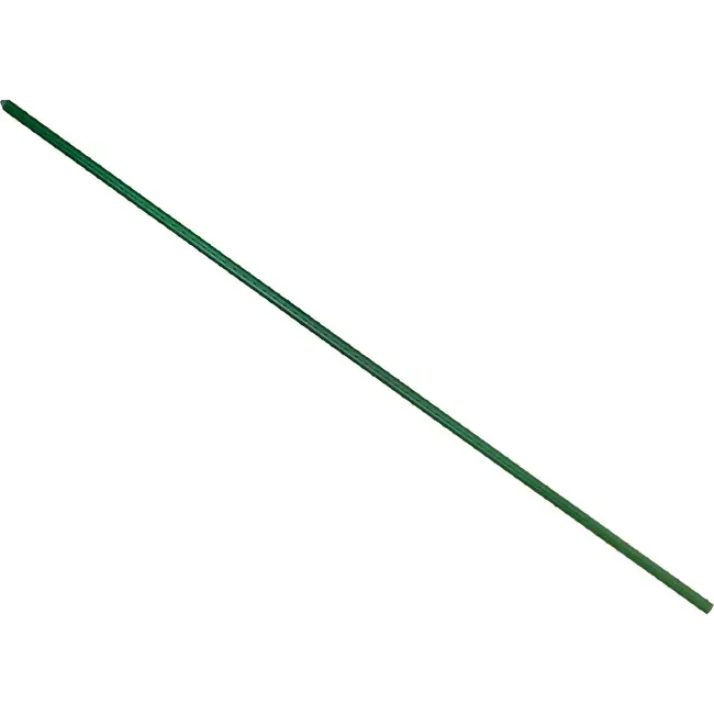 GEKO Groene plantenstok staal 16 mm x 150 cm met puntige tip voor tomaten en klimplanten