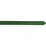 GEKO Groene plantenstok staal 16 mm x 120 cm met puntige tip voor tomaten en planten