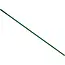 GEKO Groene plantenstok staal 16 mm x 120 cm met puntige tip voor tomaten en planten
