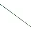 GEKO Groene plantenstok staal 11 mm x 120 cm met puntige tip voor tomaten en planten