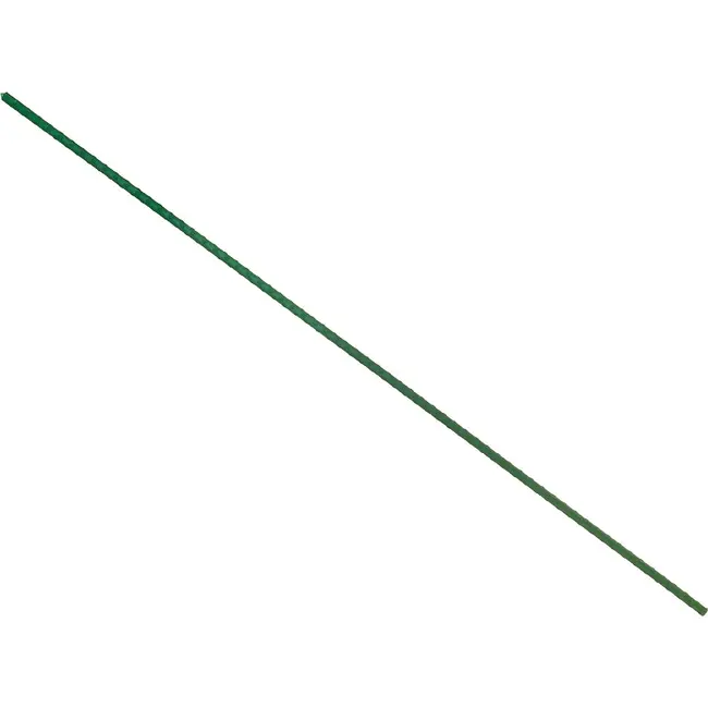 GEKO Groene plantenstok staal 11 mm x 90 cm met puntige tip voor tomaten en bloemen