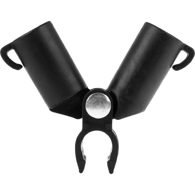 GEKO Topconnector voor tuinsteunen 16 mm, verstelbare koppeling voor klimplanten, 4 stuks