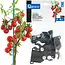 GEKO Topconnector voor tuinsteunen 16 mm, verstelbare koppeling voor klimplanten, 4 stuks