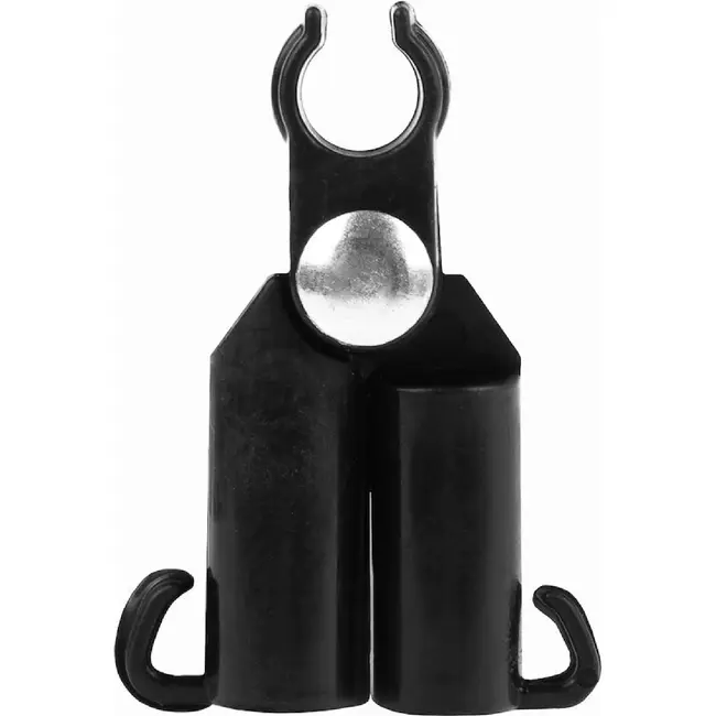 GEKO Topconnector voor tuinsteunen 11 mm, verstelbare koppeling voor klimplanten, 4 stuks