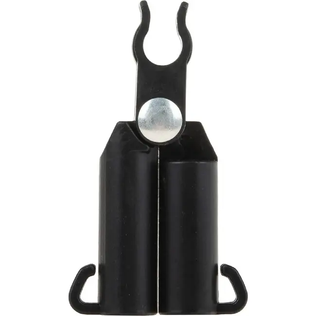 GEKO Topconnector voor tuinsteunen 8 mm, verstelbare koppeling voor klimplanten, 4 stuks