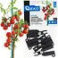 GEKO Topconnector voor tuinsteunen 8 mm, verstelbare koppeling voor klimplanten, 4 stuks
