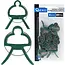 GEKO Plantclips voor plantensteun groen, set met 2 maten voor tomaten en komkommers