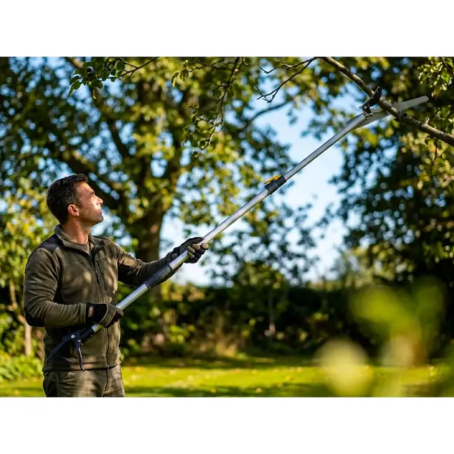 GEKO Telescopische takkenschaar met zaag 1,37 tot 2,2 m voor bomen en takken