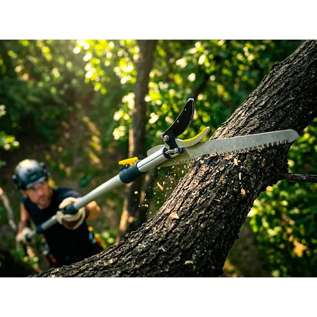 GEKO Telescopische takkenschaar met zaag 1,37 tot 2,2 m voor bomen en takken