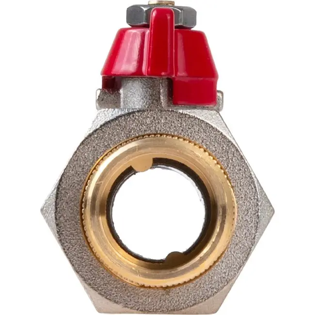 GEKO 3/4 inch kogelkraan met koppeling, wartel en vlinderhendel voor water en cv