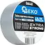 GEKO Versterkte reparatietape 48 mm x 25 m zilver voor repareren en afdichten