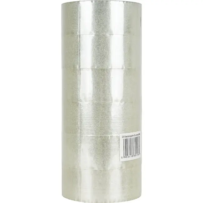 GEKO Verpakkingstape transparant 48 mm x 132 m voor dozen en pakketten 6 stuks
