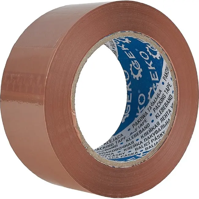 GEKO Verpakkingstape bruin 48 mm x 132 m voor dozen en pakketten 6 stuks
