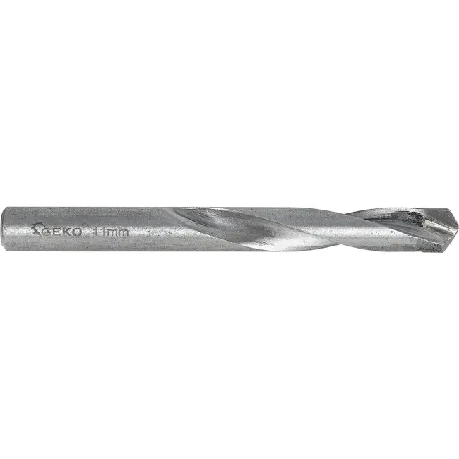 GEKO Metaalboor 11 x 110 mm met YG8 hardmetalen punt voor nauwkeurig boren in metaal