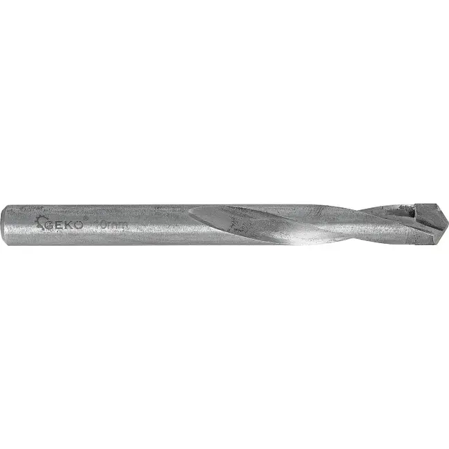 GEKO Metaalboor 10 x 105 mm met YG8 hardmetalen punt voor precies boren in metaal