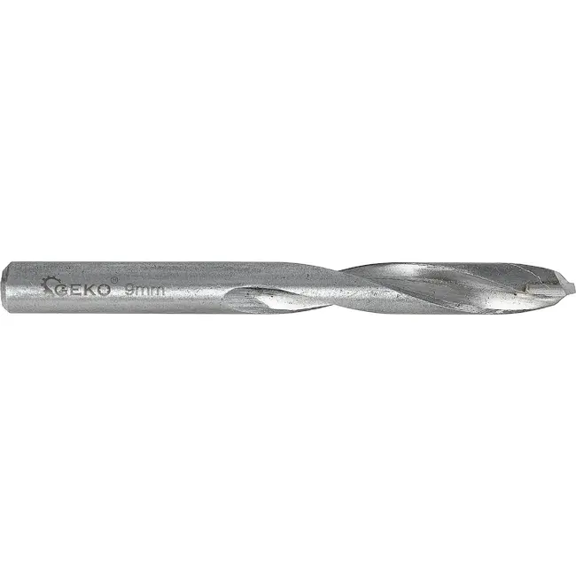 GEKO Metaalboor 9 x 90 mm met YG8 hardmetalen punt voor nauwkeurig boren in metaal