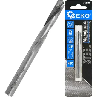 GEKO Metaalboor 7 x 85 mm met YG8 hardmetalen punt voor nauwkeurig boren in metaal